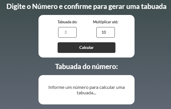 Imagem do projeto GeradorTabuadaJS